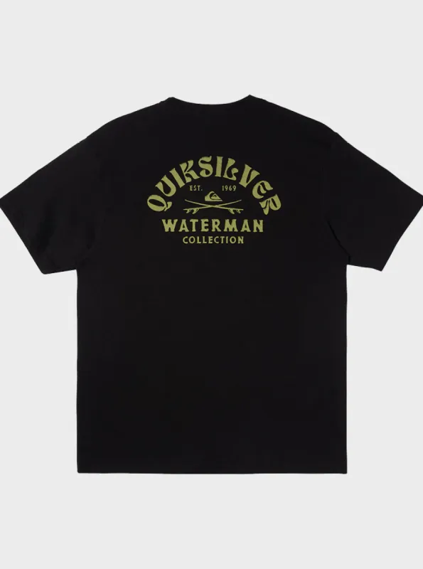 Waterman Deep Waters T-Shirt - Black sold by Quiksilver
