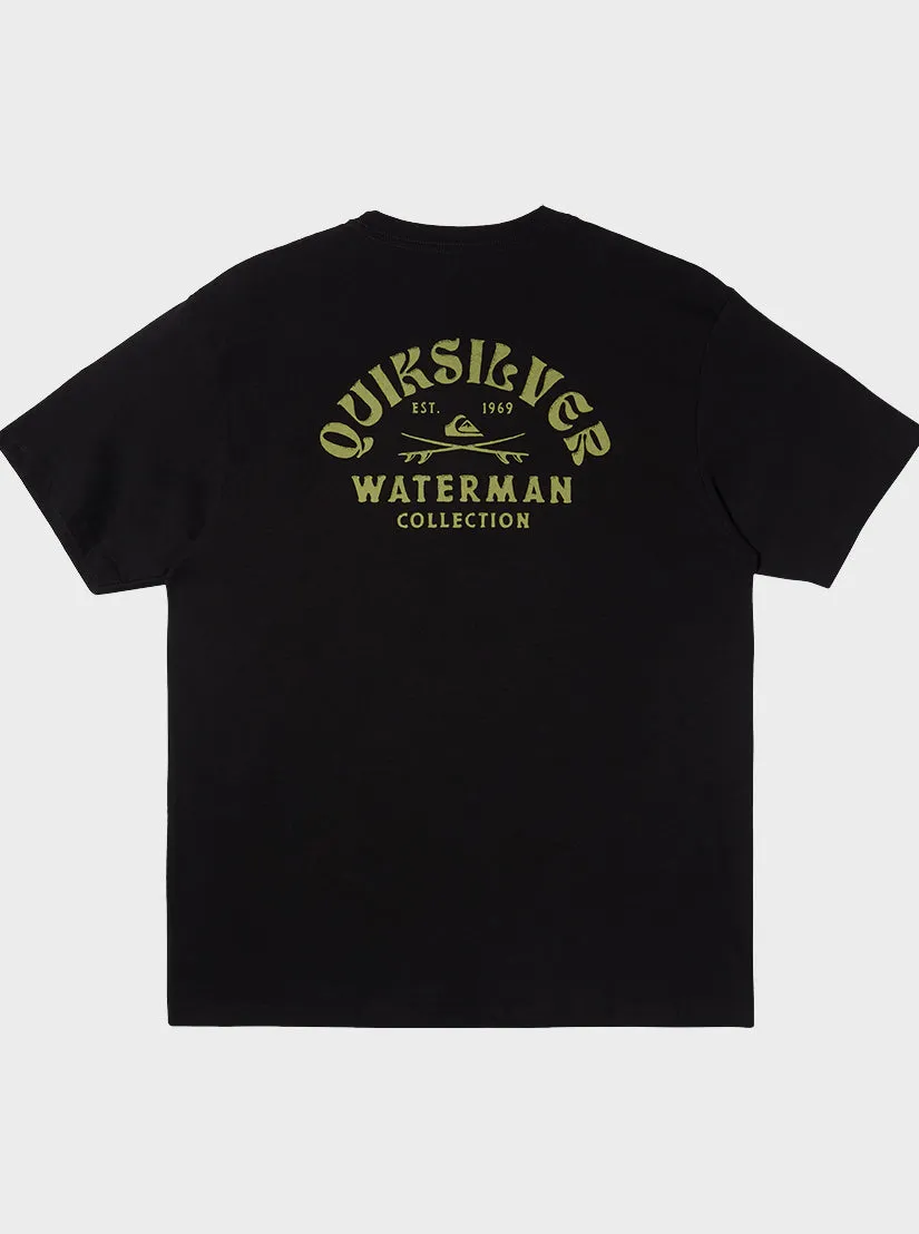 Waterman Deep Waters T-Shirt - Black sold by Quiksilver