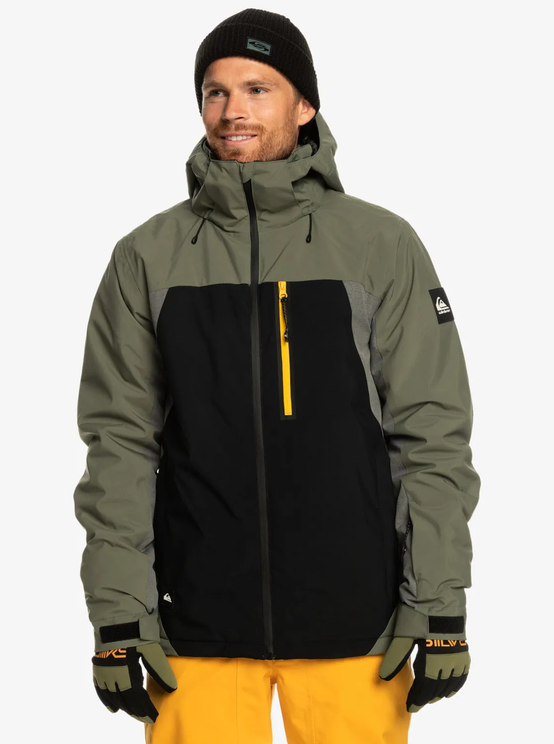 Mission Plus Technical Snow Jacket - True Black sold by Quiksilver