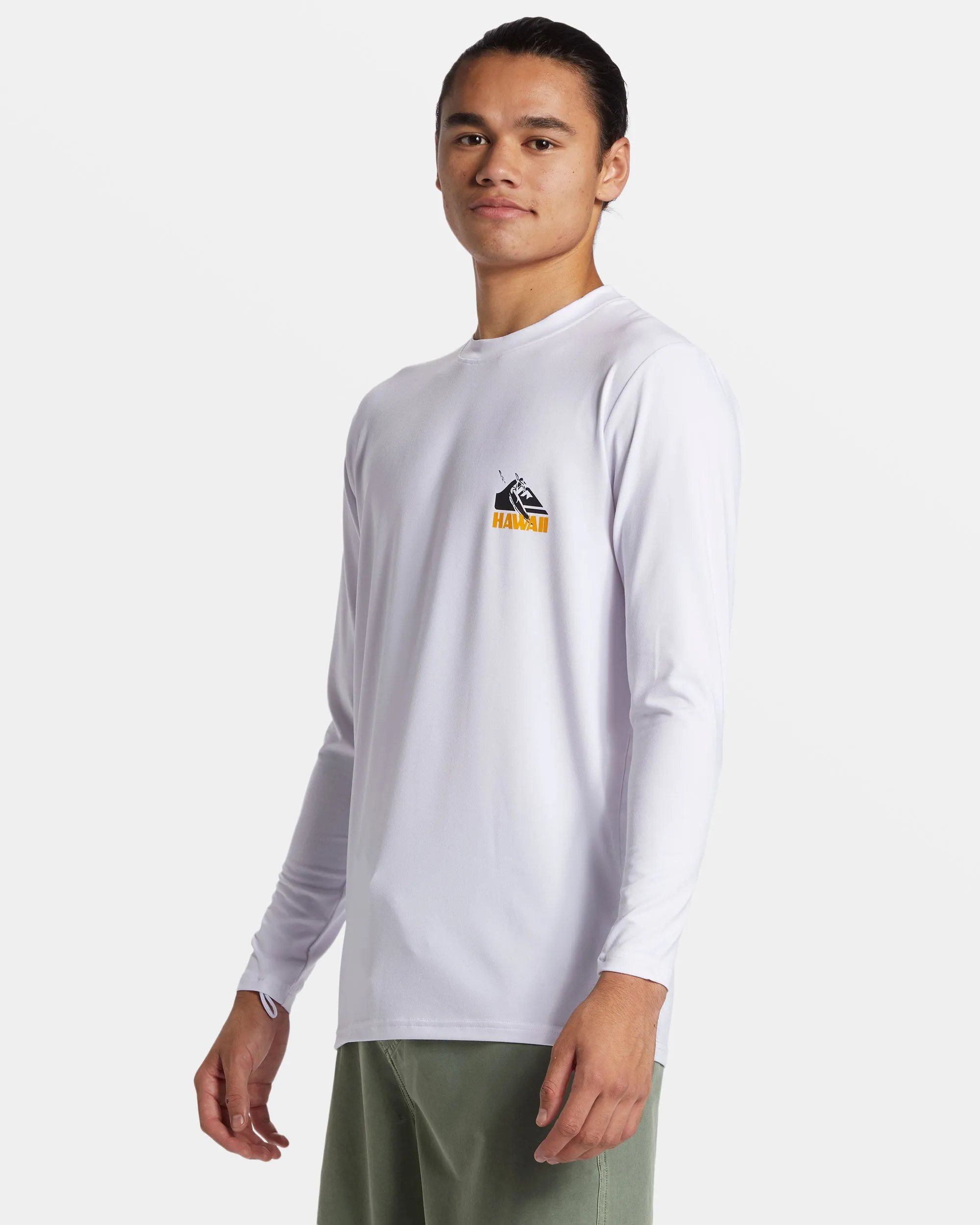 Petroglyph Long Sleeve Surf Tee - White sold by Quiksilver product image thumbnail 4