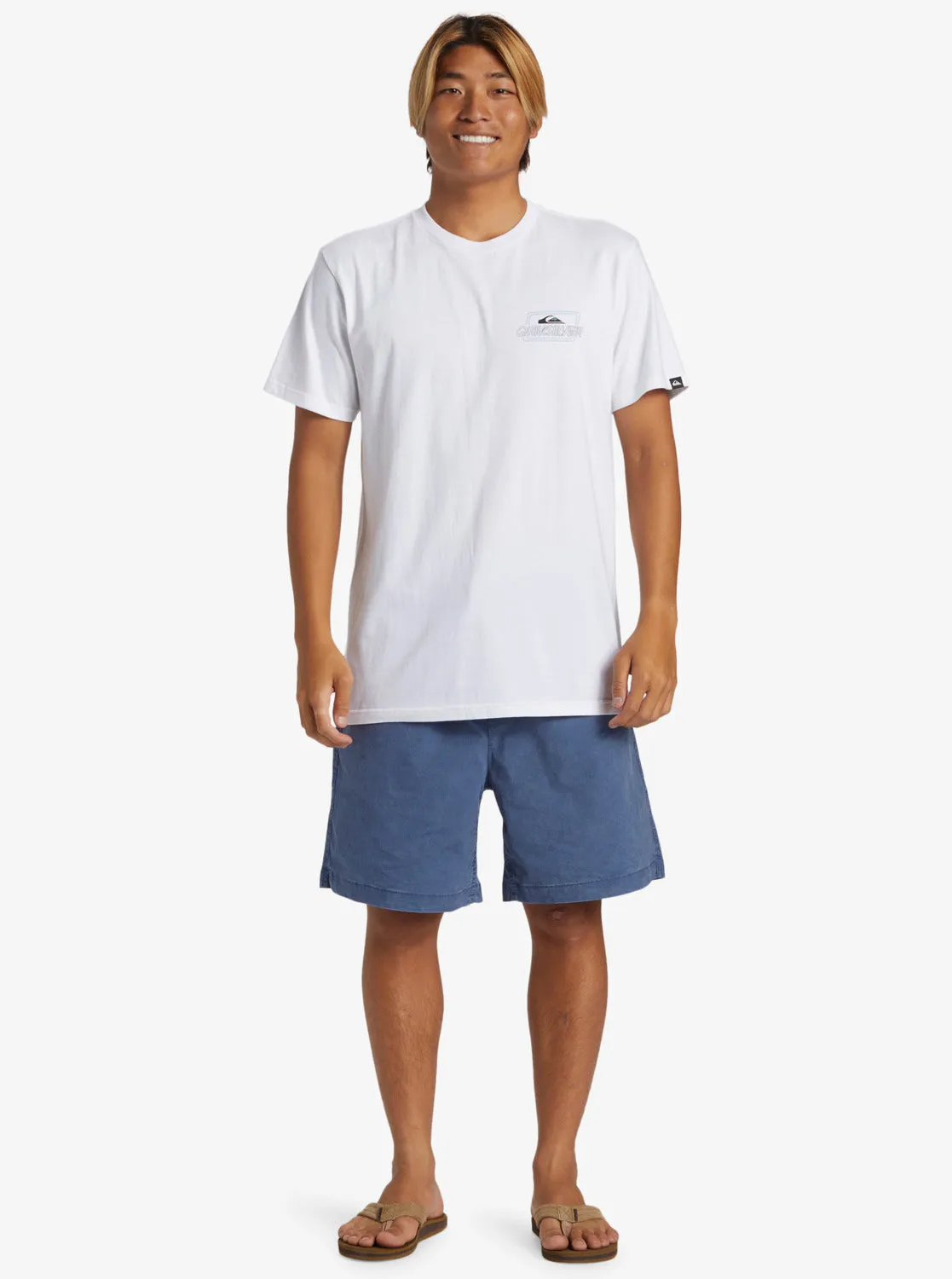Line By Line T-Shirt - White sold by Quiksilver product image thumbnail 4