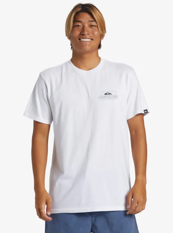 Line By Line T-Shirt - White sold by Quiksilver