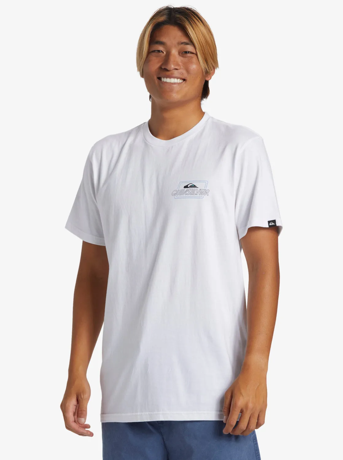 Line By Line T-Shirt - White sold by Quiksilver product image thumbnail 2