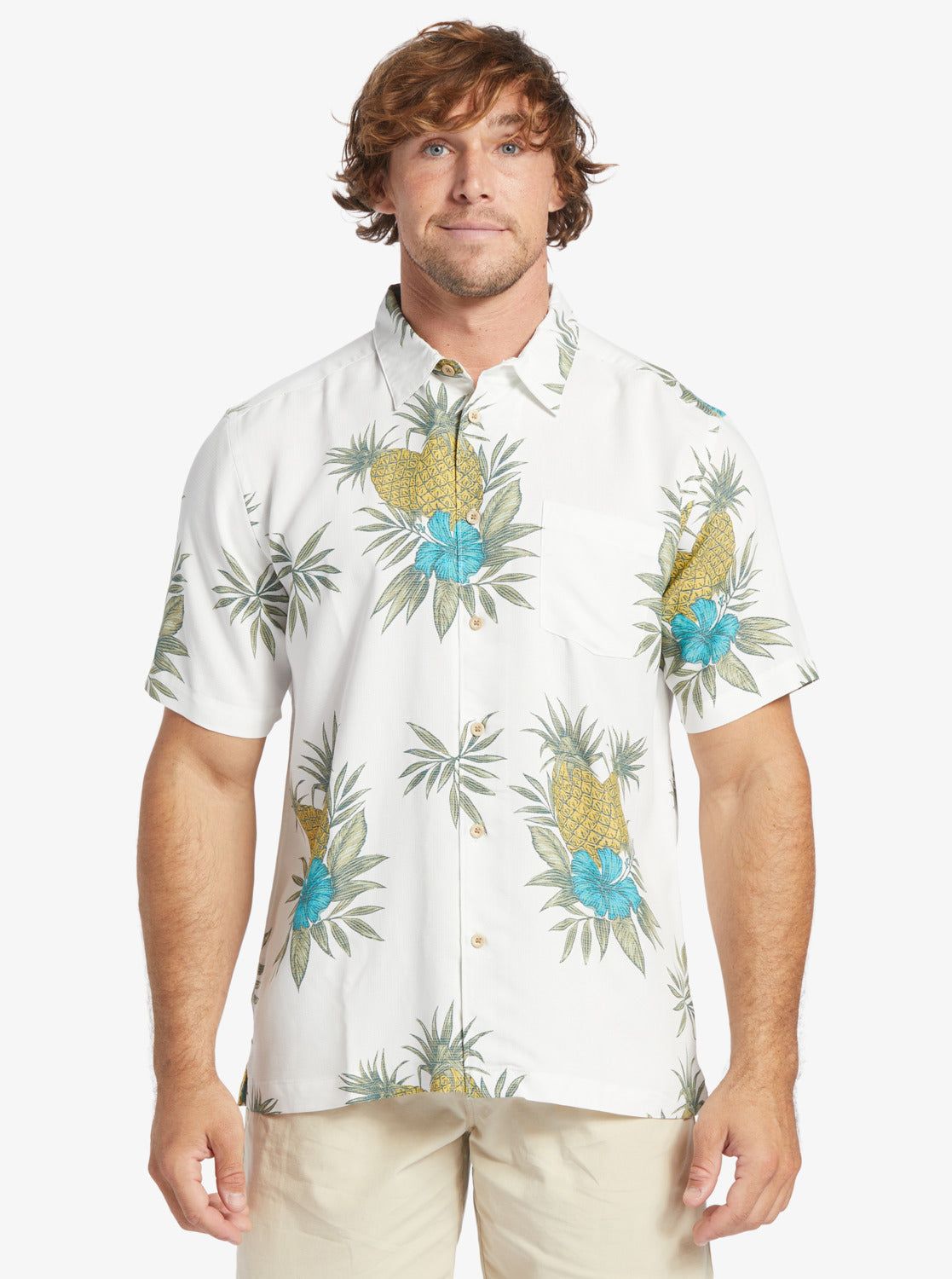Waterman Field Work Short Sleeve Shirt - Antique White Field Work sold by Quiksilver product image thumbnail 3