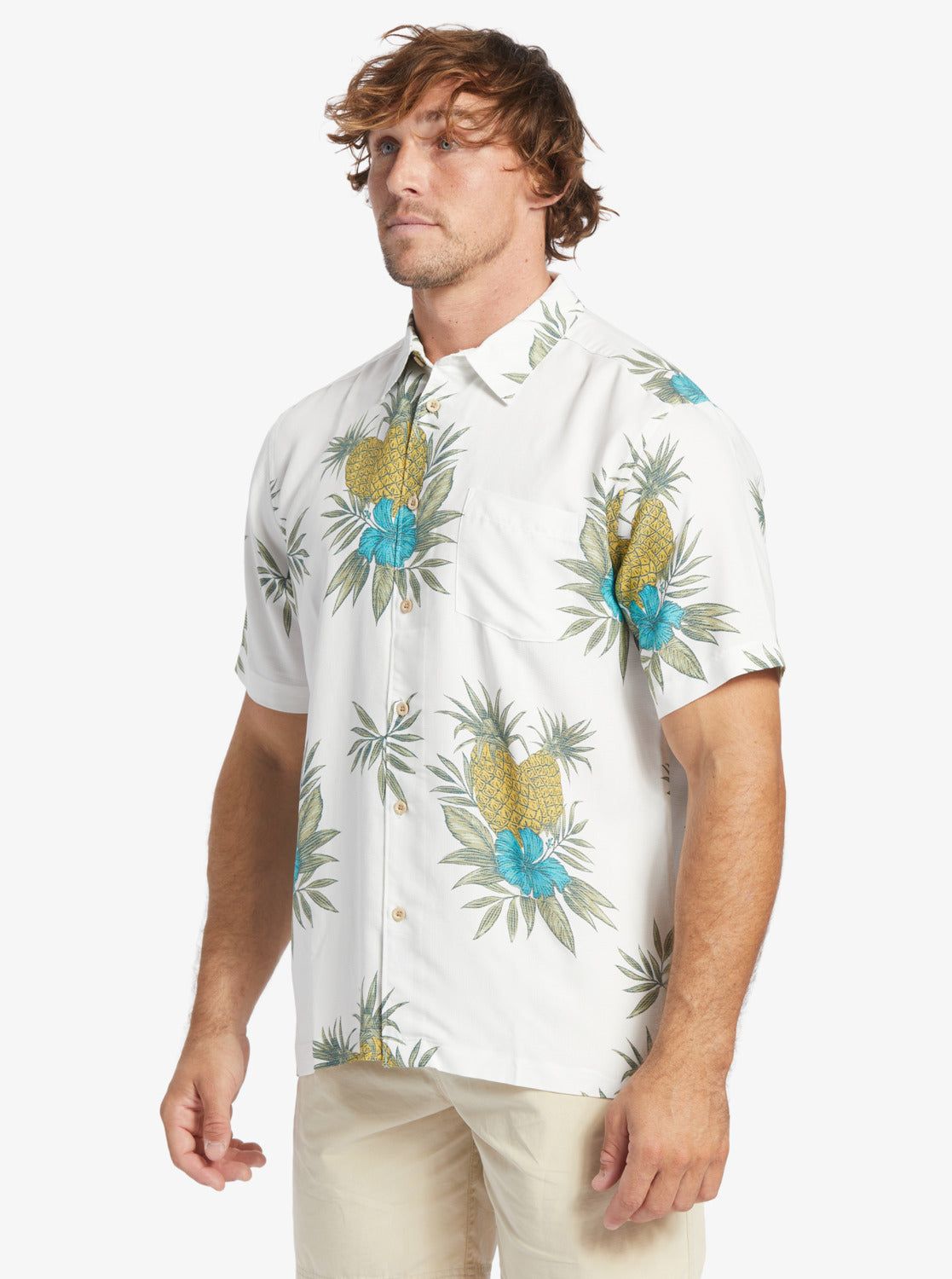 Waterman Field Work Short Sleeve Shirt - Antique White Field Work sold by Quiksilver product image thumbnail 4