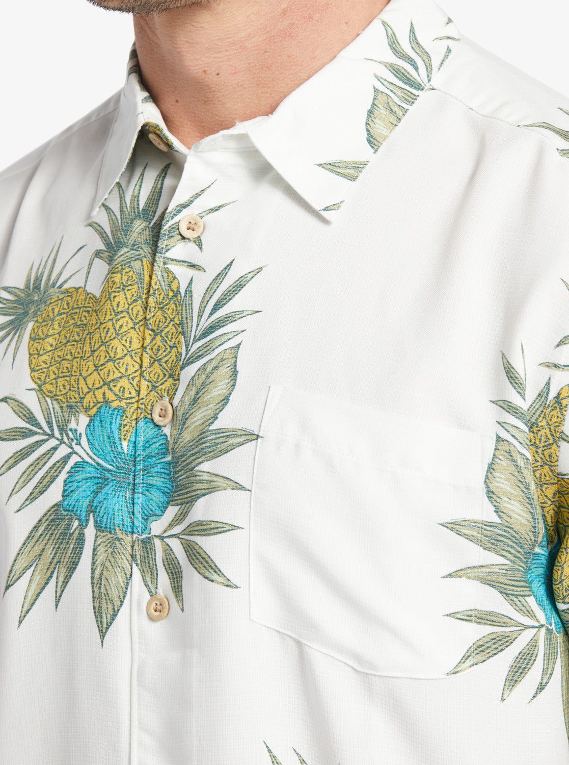 Waterman Field Work Short Sleeve Shirt - Antique White Field Work sold by Quiksilver product image thumbnail 5