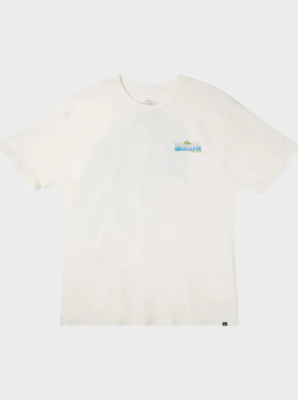 Waterman Fish Flow T-Shirt - Snow White sold by Quiksilver