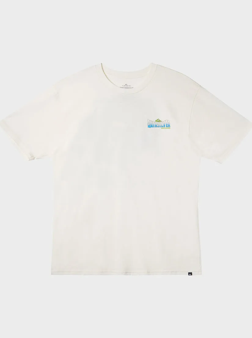 Waterman Fish Flow T-Shirt - Snow White sold by Quiksilver