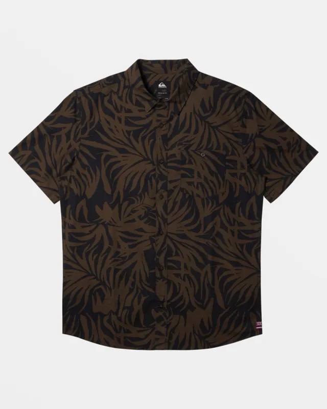 Hawaii Foliage Woven Hawaiian Shirt - Tarmac sold by Quiksilver