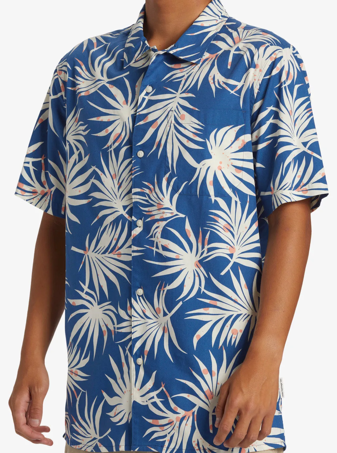Beach Club Casual Short Sleeve Shirt - Monaco Blue Aop Better Ss sold by Quiksilver product image thumbnail 5
