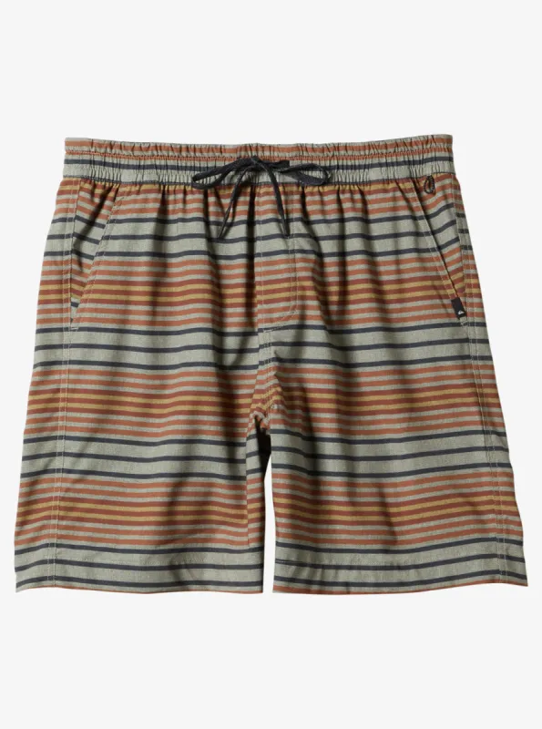 Taxer Print 18" Amphibian Boardshorts - Horizon Birch Taxer sold by Quiksilver
