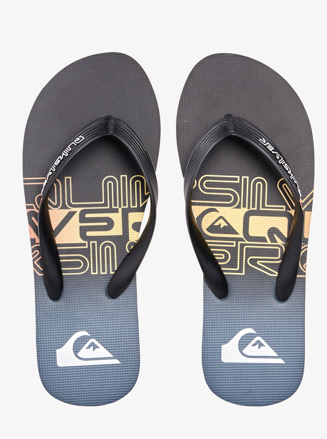 Molokai Wordblock Flip-Flops - Black/Black/Orange sold by Quiksilver product image thumbnail 4