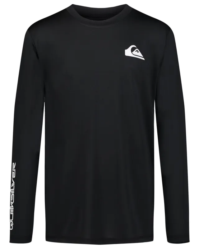Boys 8-16 Everyday Long Sleeve Surf Tee - Black sold by Quiksilver