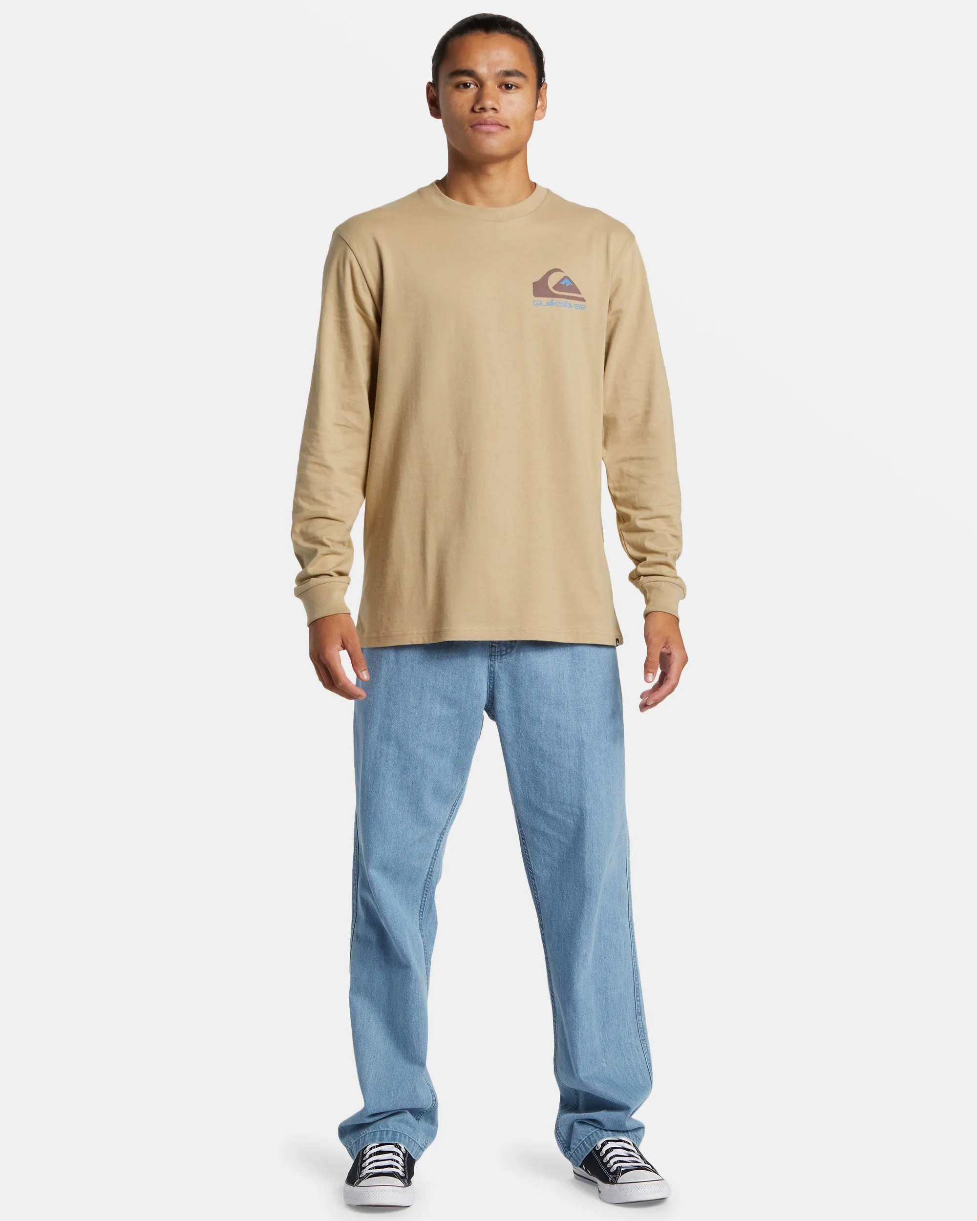 Comp Logo Long Sleeve T-Shirt - Twill sold by Quiksilver product image thumbnail 3