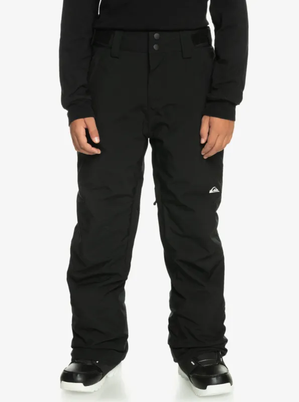 Boys 8-16 Estate Technical Snow Pants - True Black sold by Quiksilver