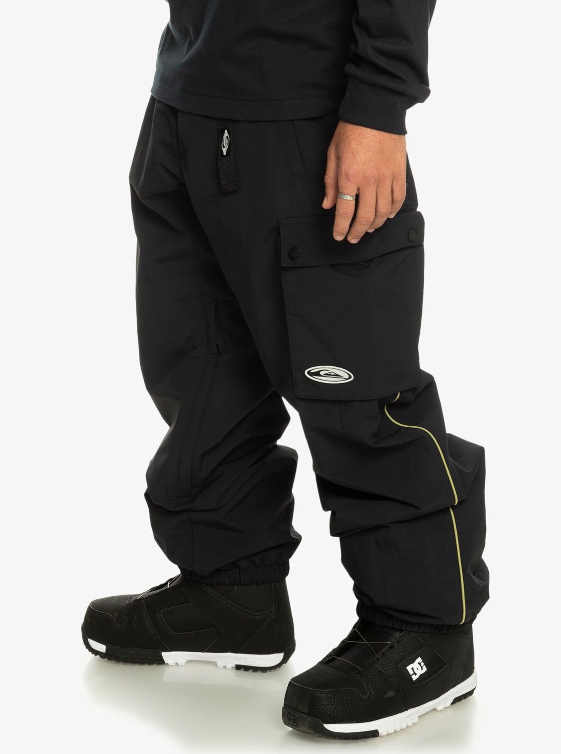 Snow Down Cargo Technical Snow Pants - True Black sold by Quiksilver product image thumbnail 2
