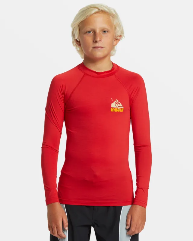 Boys 8-16 Petroglyph Long Sleeve Rashguard - Salsa sold by Quiksilver