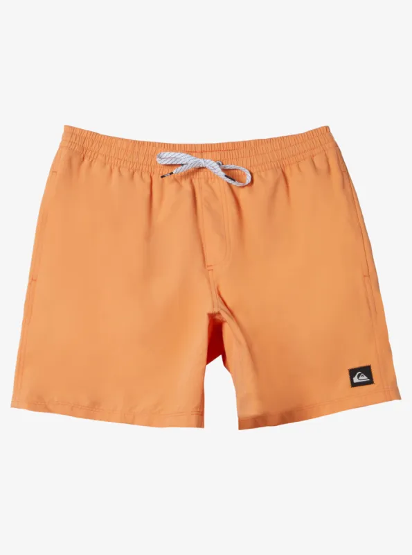 Everyday Solid 17" Swim Trunks - Tangerine sold by Quiksilver