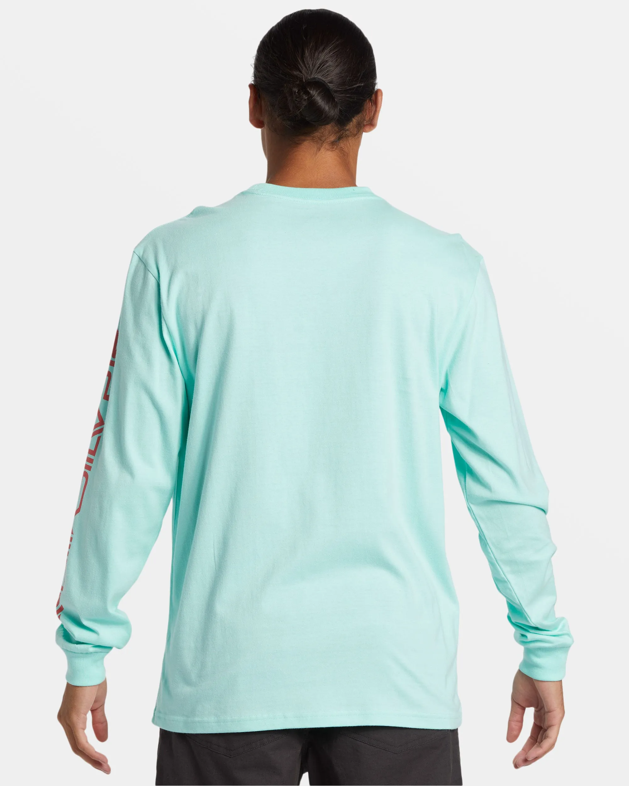 Comp Logo Long Sleeve T-Shirt - Beach Glass sold by Quiksilver product image thumbnail 2