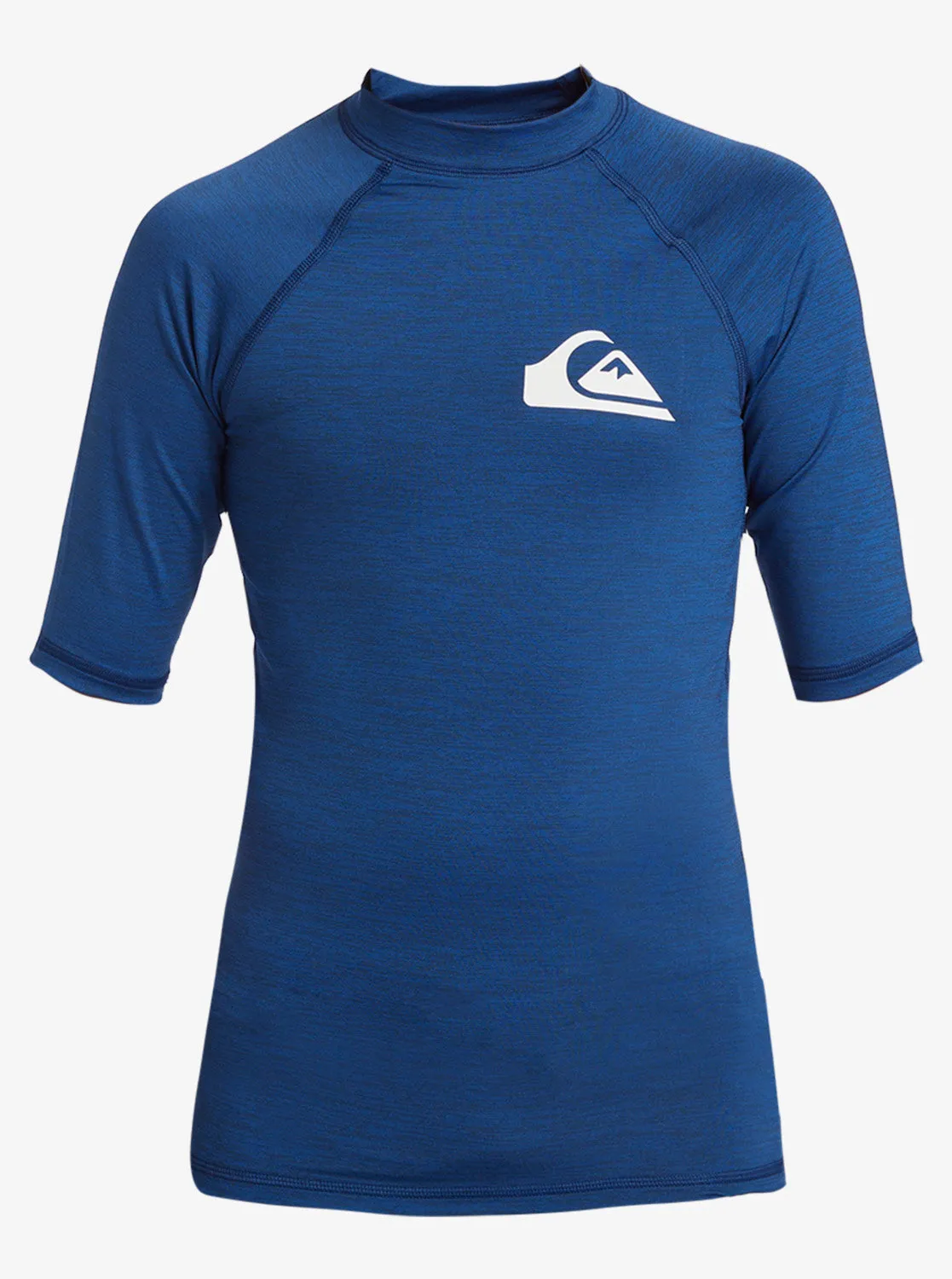 Boys 8-16 Everyday UPF 50 Short Sleeve Rashguard - Monaco Blue Heather sold by Quiksilver product image thumbnail 4