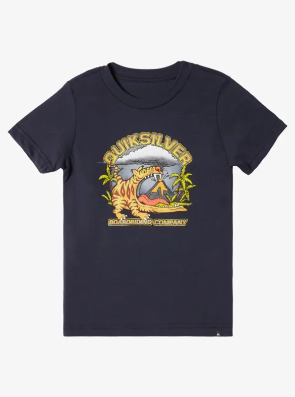 Boys 2-7 Barking Tiger T-Shirt - Dark Navy made by Quiksilver