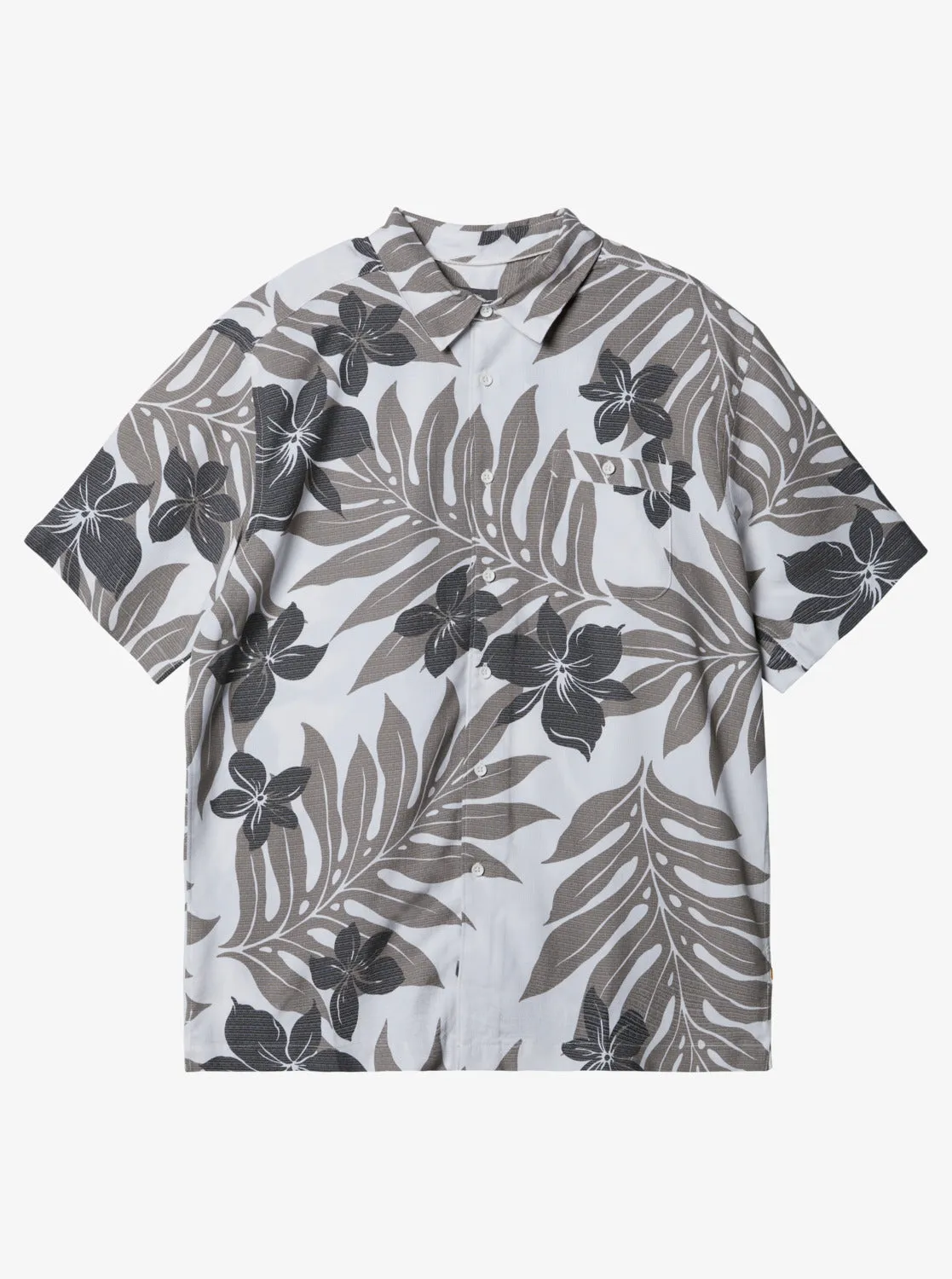 Waterman Shonan Short Sleeve Shirt - White/Black sold by Quiksilver