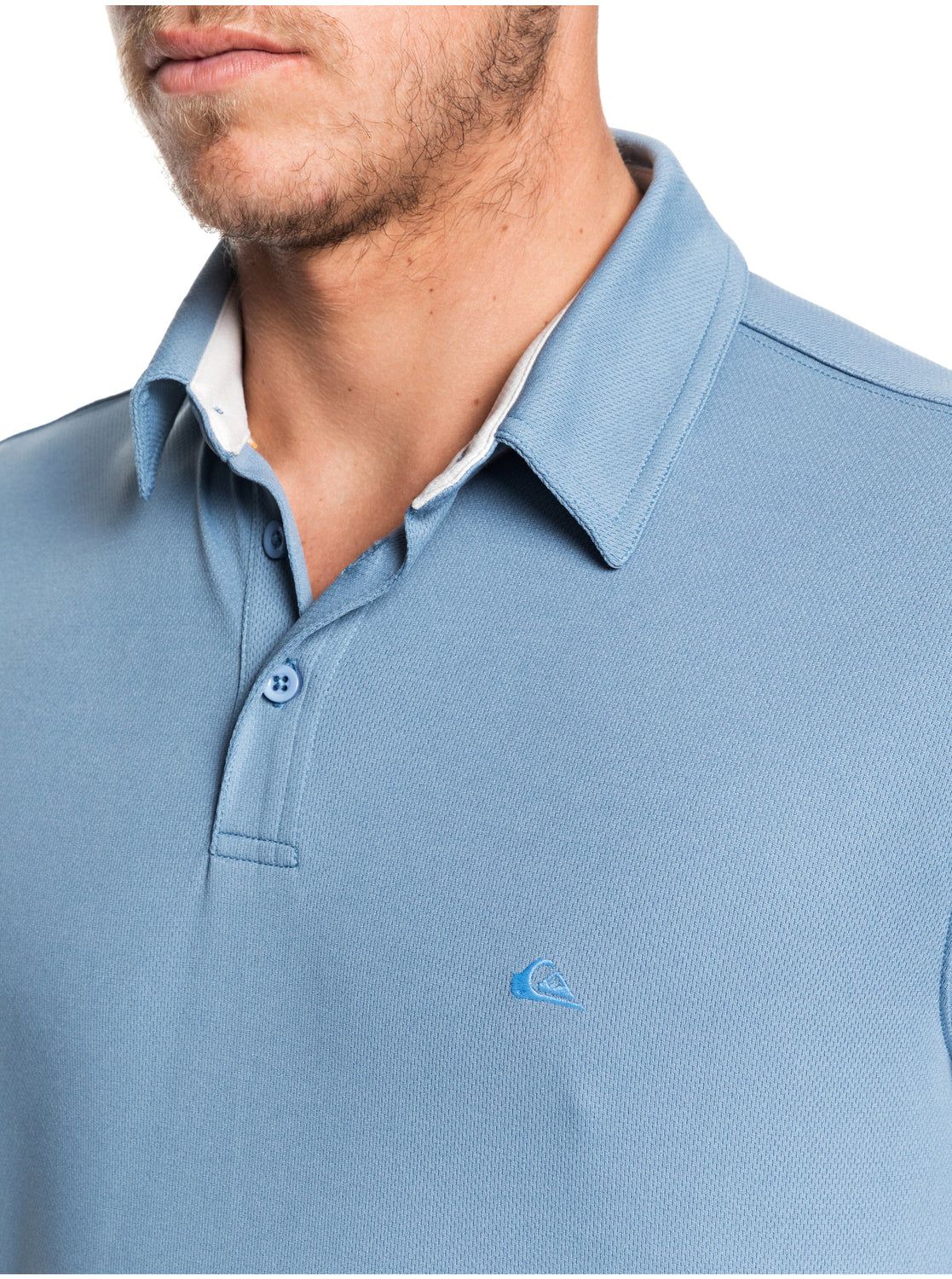 Waterman Water Short Sleeve Polo Shirt - Blue Shadow sold by Quiksilver product image thumbnail 4