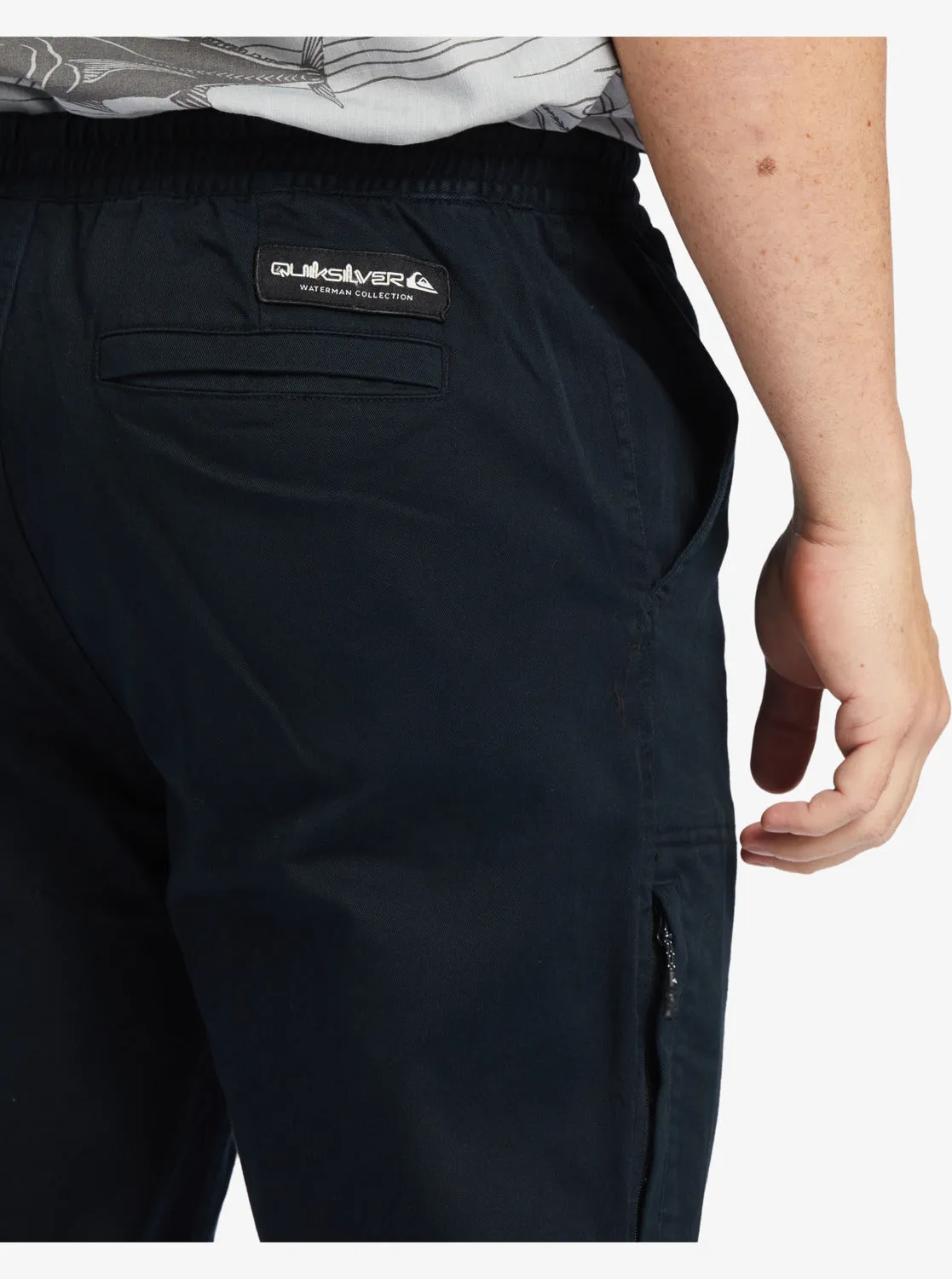 Waterman After Surf Elastic Waist Pants - Black sold by Quiksilver product image thumbnail 5