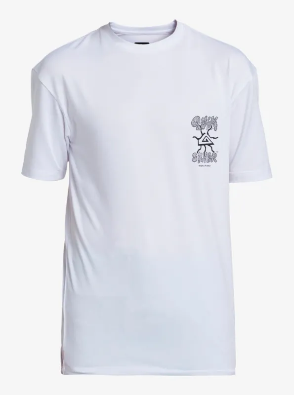 Boys 8-16 Mix Session UPF 50 Short Sleeve Surf Tee - White sold by Quiksilver