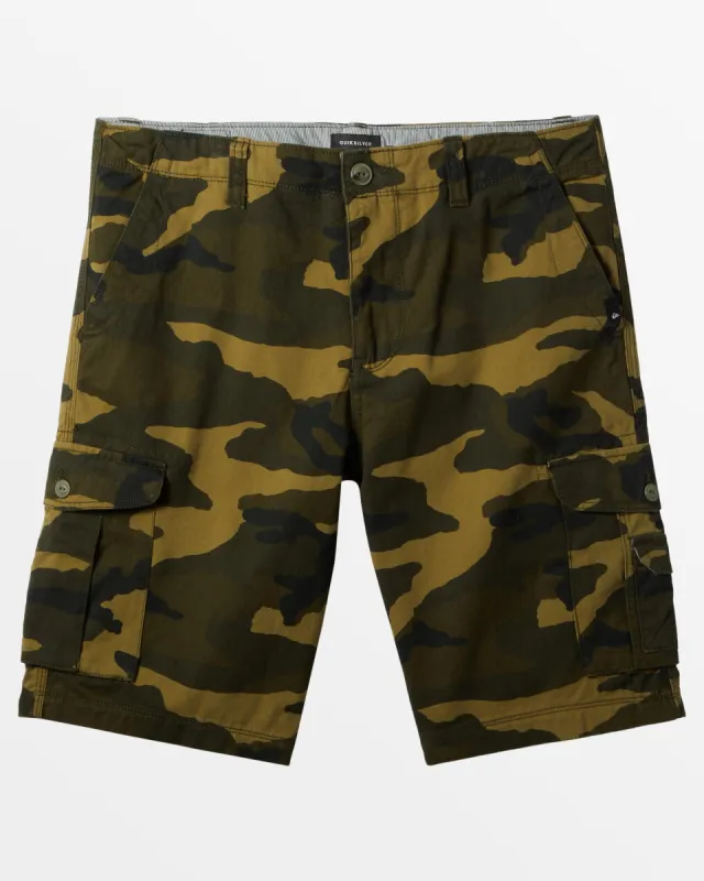 Crucial Battle Cargo Shorts - Thyme Everyday Camo sold by Quiksilver