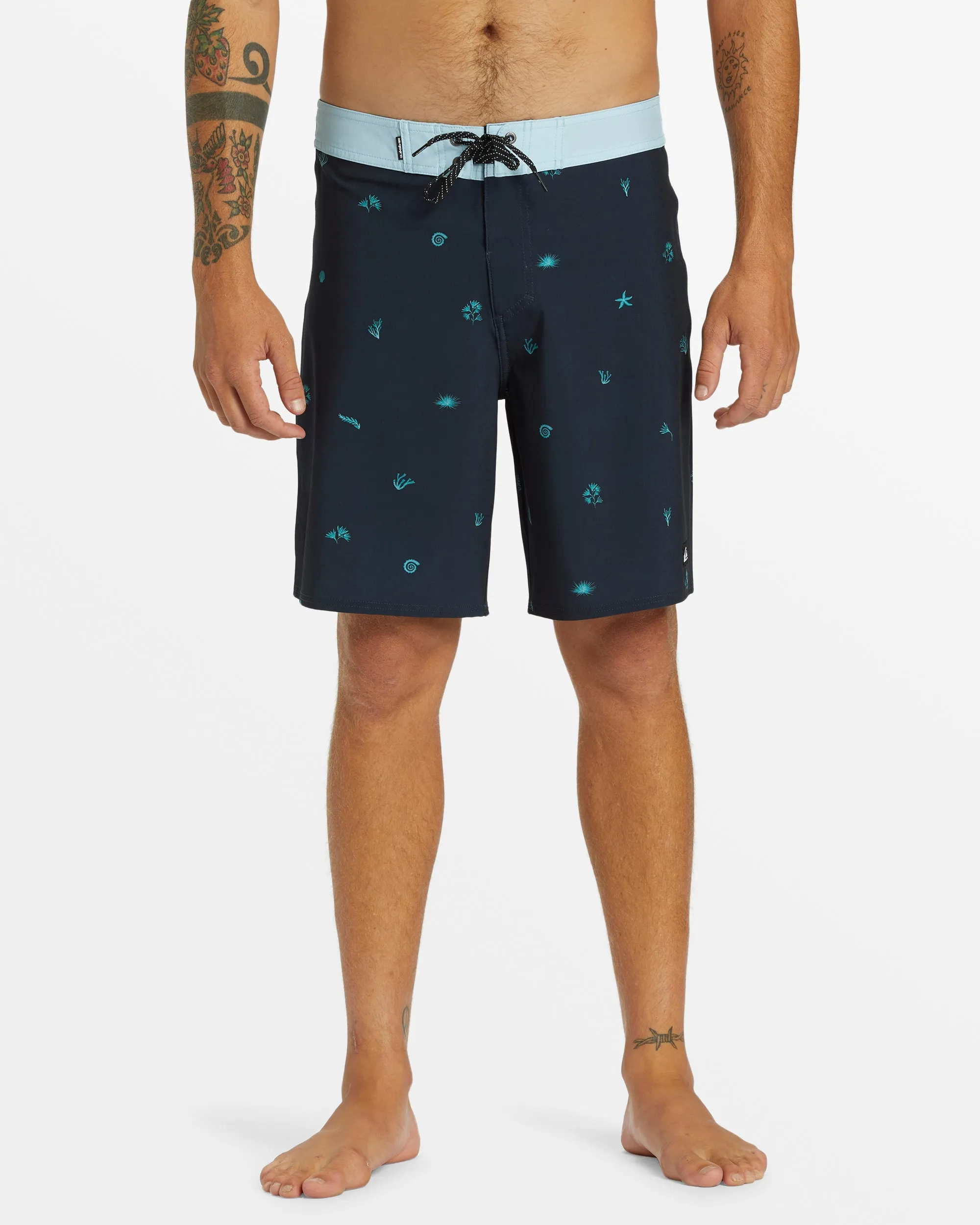 Surfsilk Straight Leg 19" Boardshorts - Dark Navy sold by Quiksilver