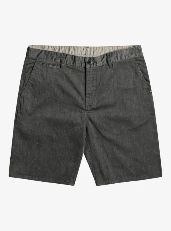 Everyday Union Stretch Chino 20" Shorts - Dark Grey Heather sold by Quiksilver