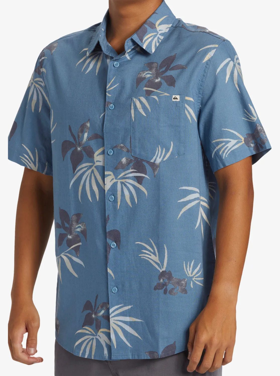 Apero Classic Short Sleeve Woven Shirt - Blue Shadow Aop Mix Bag sold by Quiksilver product image thumbnail 5