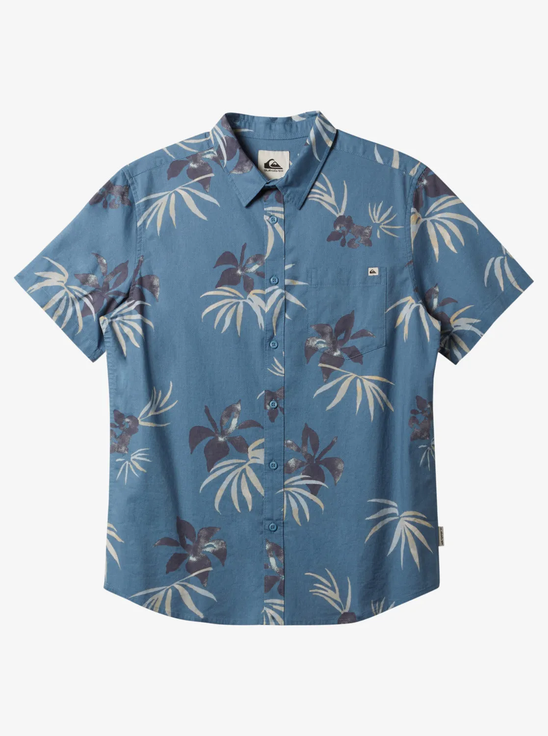 Apero Classic Short Sleeve Woven Shirt - Blue Shadow Aop Mix Bag sold by Quiksilver
