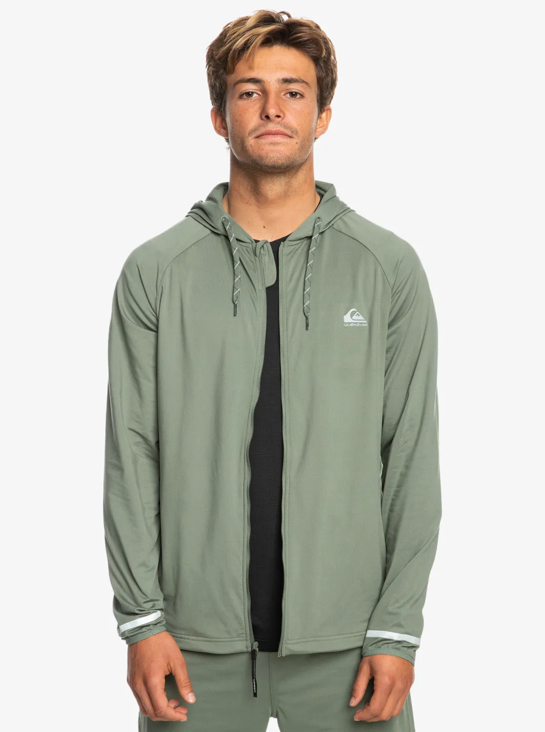 Knit Training Technical Zip-Up Hoodie - Laurel Wreath sold by Quiksilver product image thumbnail 5