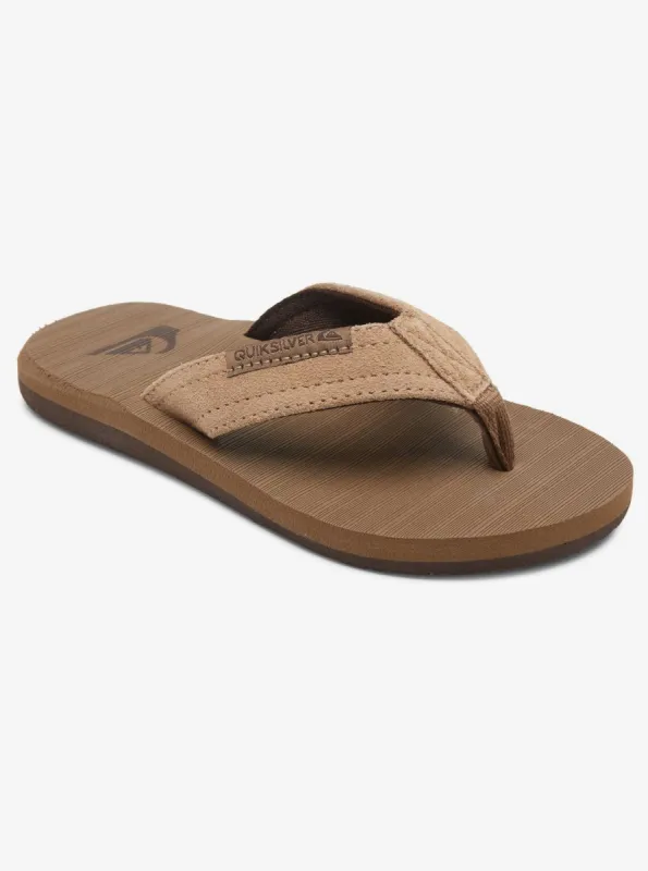 Boys 8-16 Carving Suede Sandals - Tan sold by Quiksilver