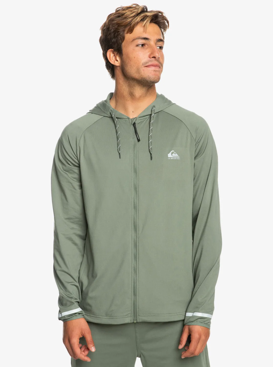 Knit Training Technical Zip-Up Hoodie - Laurel Wreath sold by Quiksilver product image thumbnail 3