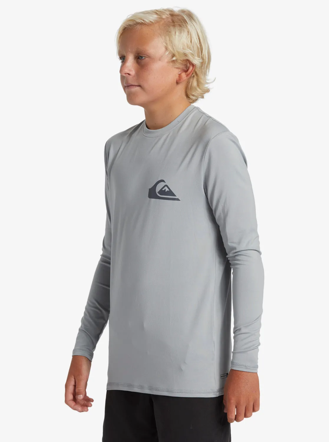 Boys 8-16 Everyday Long Sleeve Surf Tee - Quarry sold by Quiksilver product image thumbnail 4