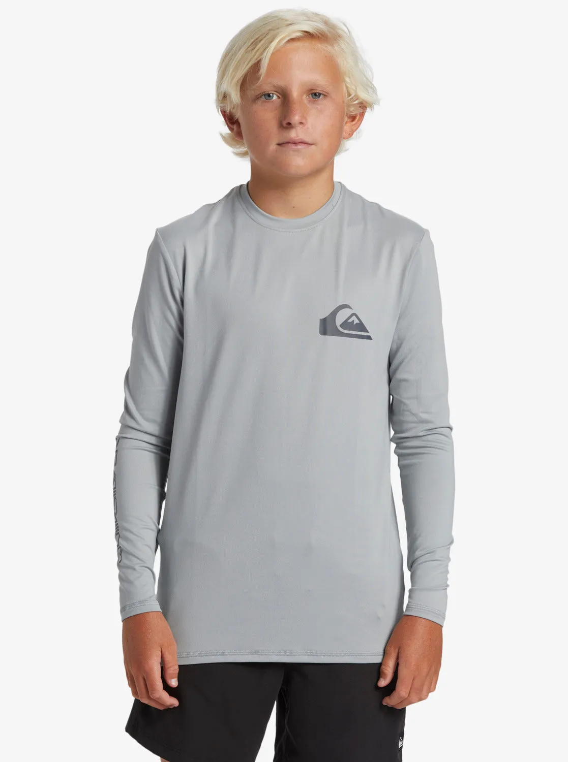 Boys 8-16 Everyday Long Sleeve Surf Tee - Quarry sold by Quiksilver product image thumbnail 3