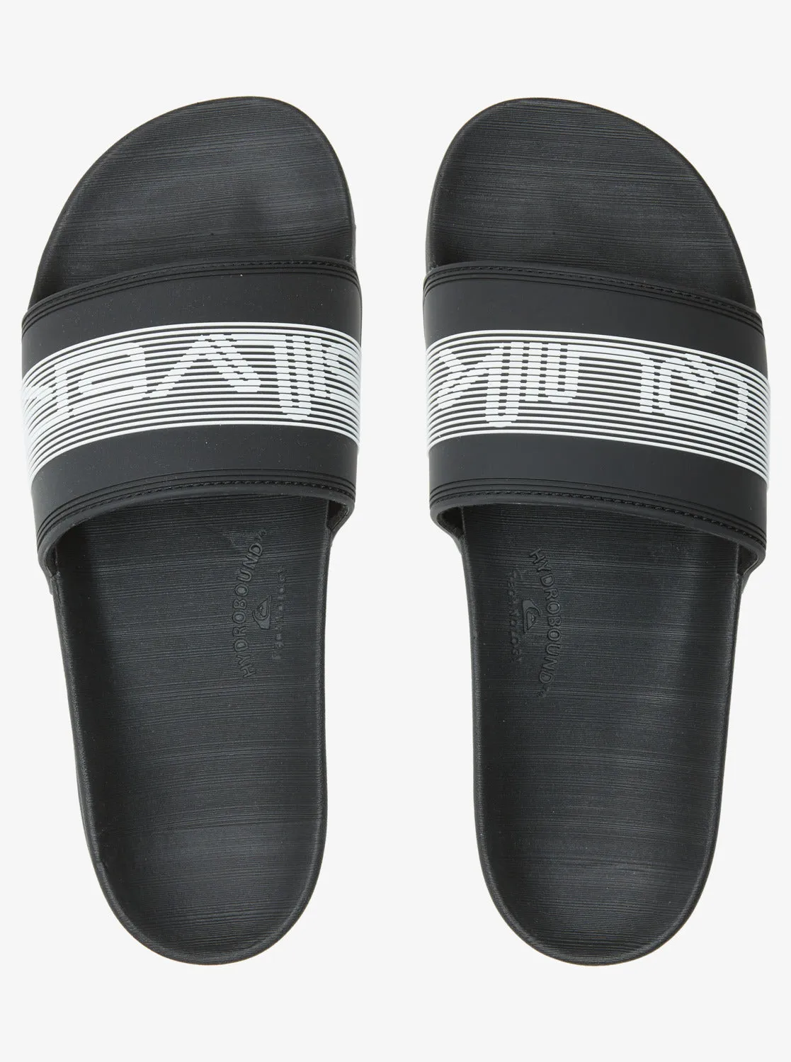 Rivi Wordmark Slides - Black 3 sold by Quiksilver product image thumbnail 4