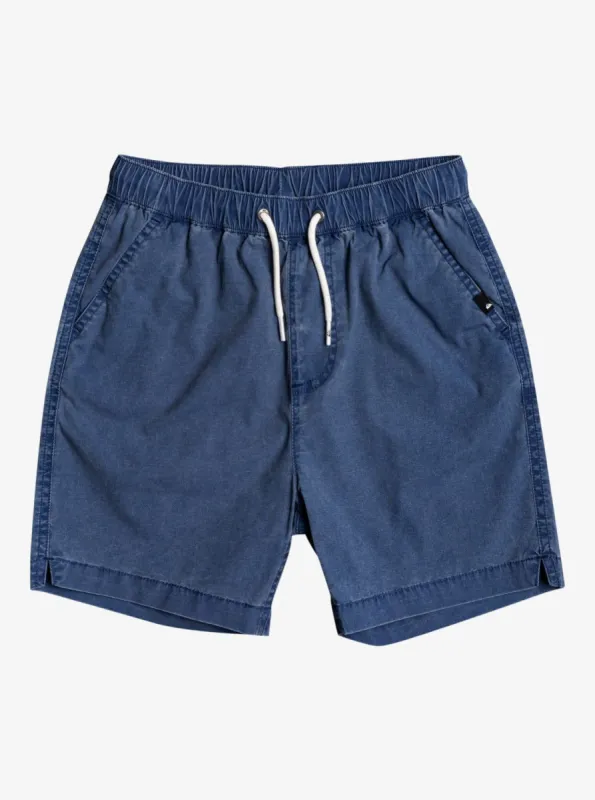 Boys 8-16 Taxer 15" Elastic Waist Shorts - Sargasso Sea made by Quiksilver