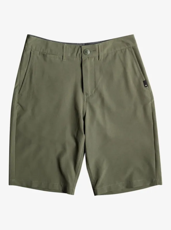 Boys 8-16 Ocean Union 19" Amphibian Boardshorts - Thyme sold by Quiksilver