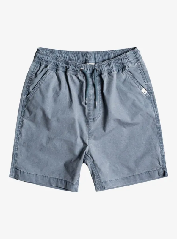 Boys 8-16 Taxer 15" Elastic Waist Shorts - Blue Mirage made by Quiksilver