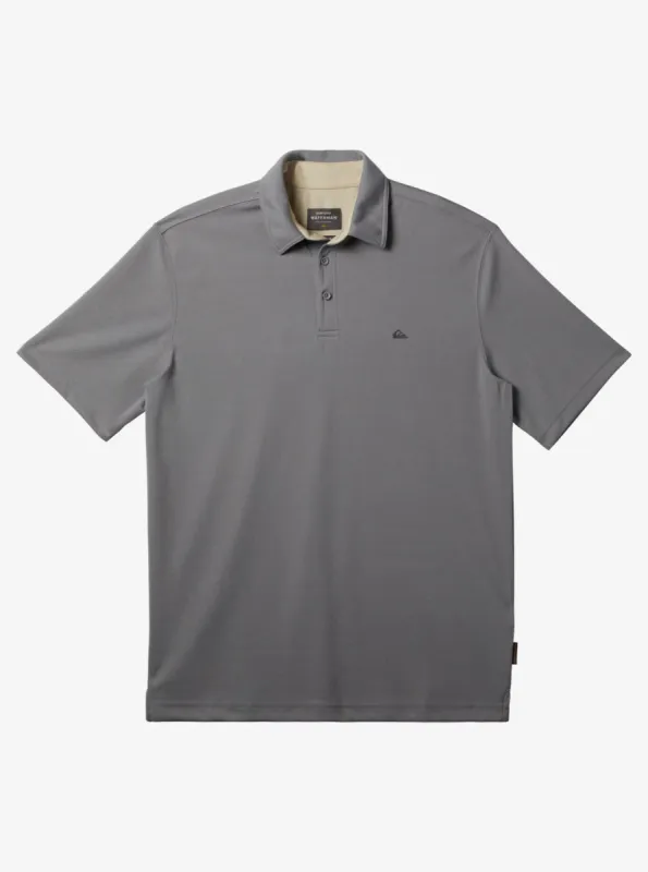 Waterman Water Short Sleeve Polo Shirt - Sharkskin sold by Quiksilver