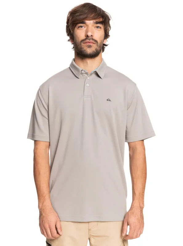 Waterman Water Short Sleeve Polo Shirt - Flint Gray sold by Quiksilver