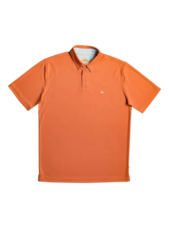 Waterman Water Short Sleeve Polo Shirt - Brandied Melon sold by Quiksilver