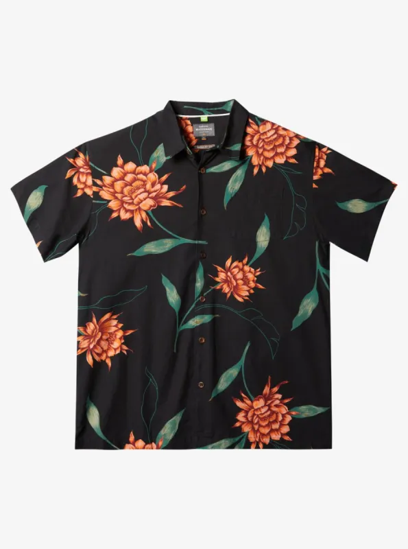 Waterman Perfect Bloom Short Sleeve Shirt - Black Perfect Bloom sold by Quiksilver