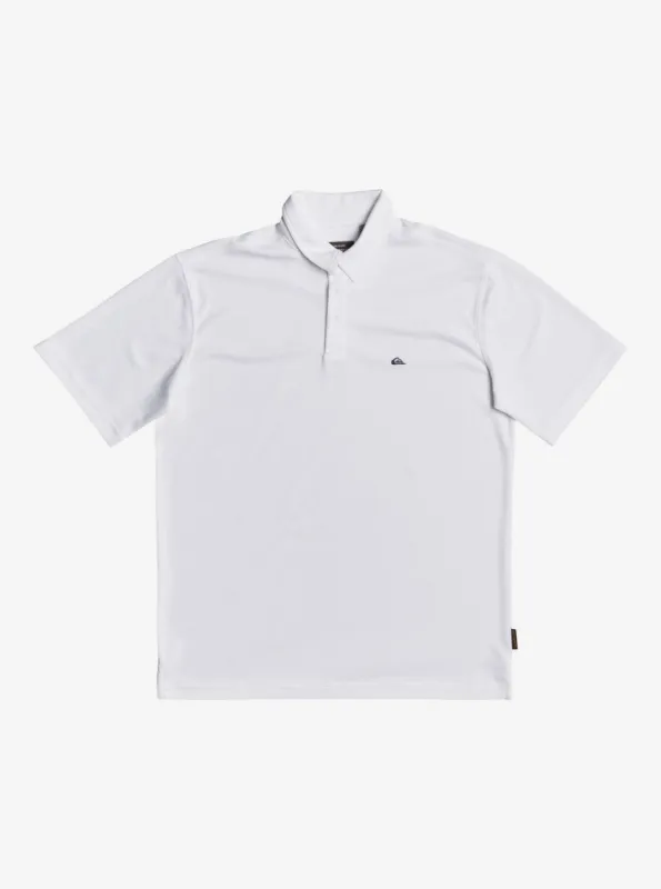 Waterman Water Short Sleeve Polo Shirt - White sold by Quiksilver