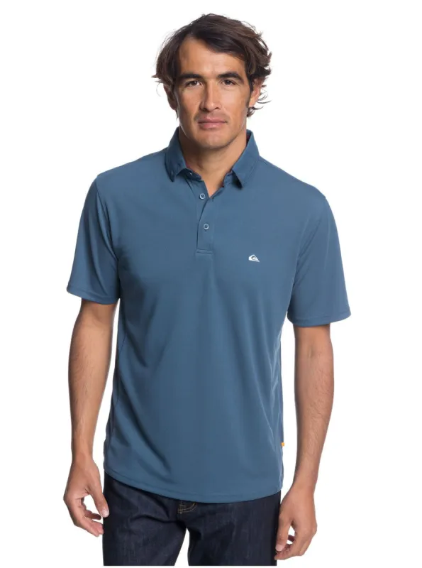 Waterman Water Short Sleeve Polo Shirt - Navy Iris sold by Quiksilver