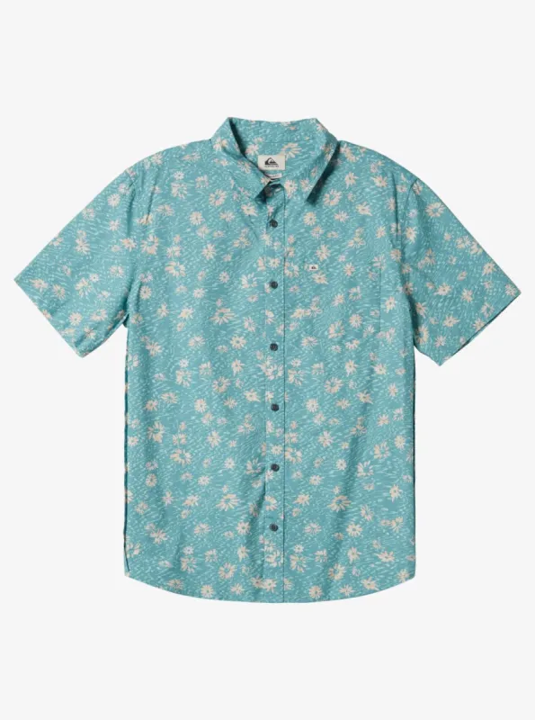 Future Hippie Short Sleeve Woven Shirt - Reef Waters Future Hippy sold by Quiksilver